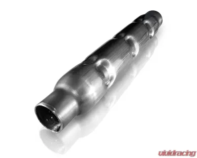 Stainless Works 2.25in CHAMBERED ROUND MUFFLER (MILL FINISH) - CR225225