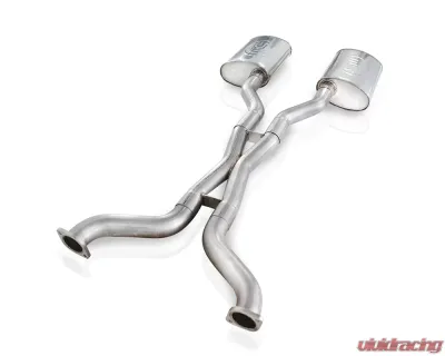 Stainless Works 2003-11 Crown Victoria/Grand Marquis 4.6L 2-1/2in Exhaust S-Tube Mufflers No Tips - CRVIC03CBNTL