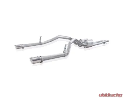 Stainless Works Chevy Silverado/GMC Sierra 2007-16 5.3L/6.2L Exhaust Y-Pipe Under Bumper Exit - CT14CBUBY