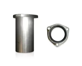 Stainless Works Collector Adapter 3-Bolt 3-1/2in OD Tubing 2-1/2in OD Outlet