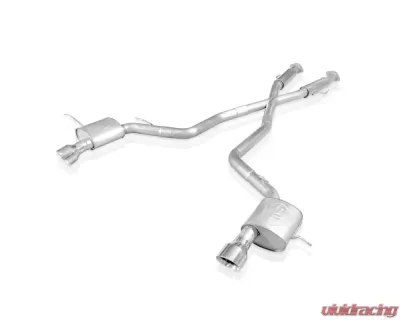 Stainless Works 2012-17 Jeep Grand Cherokee 6.4L Catback S-Tube Mufflers X-Pipe - JEEP64CB-S