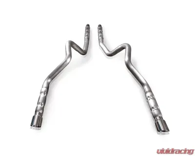 Stainless Works 2011-14 Mustang GT/2011-2012 Shelby GT500 3in Catback Retro Chambered Mufflers - M12CB3HDR