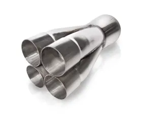 Stainless Works 2-3/8in 4-way merge collectors with 4-1/2in OD outlet