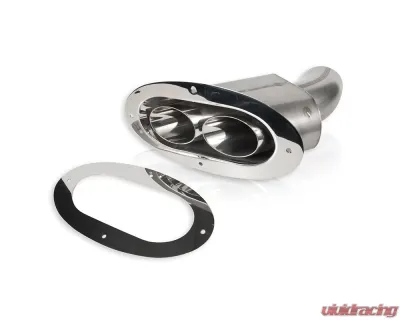 Stainless Works Angled-Oval Through-Body Tip With Tubes - ST2815
