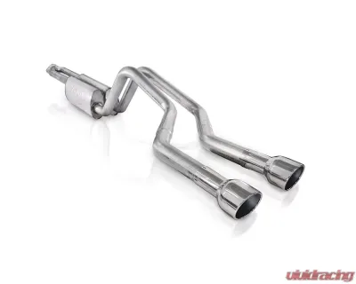 Stainless Works 2006-09 Trailblazer SS 6.0L 2-1/2in S-Tube Exhaust Y-Pipe Center Bumper Exit - TBTDLMFCBCO
