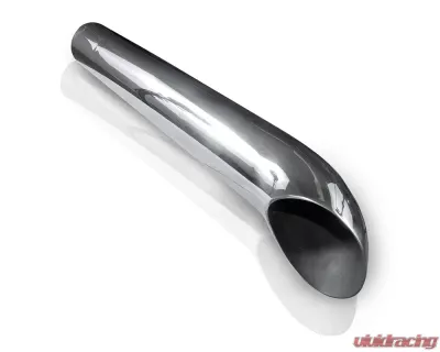 Stainless Works 2.5 ID INLET TURN DOWN MUFFLER - TDM25