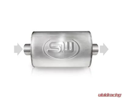 Stainless Works 2.25in ID CENTER INLET/2.25in OD CENTER OUTLET 4inX8in - TM4C22C22C