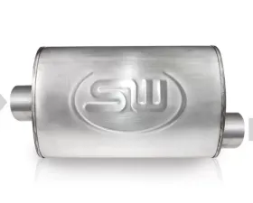 Stainless Works 2.25in ID CENTER INLET/ 2.25in OD OFFSET OUTLET 4inX8in