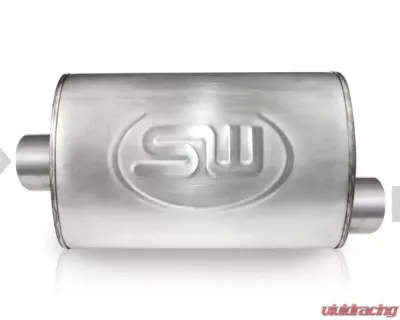 Stainless Works 2.25in ID CENTER INLET/ 2.25in OD OFFSET OUTLET 4inX8in - TM4S22C22O