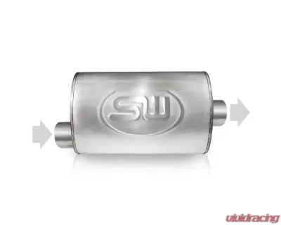 Stainless Works 2.25in ID OFFSET INLET/ 2.25in OD CENTER OUTLET 4inX8in - TM4S22O22C