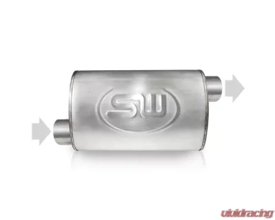 Stainless Works 2.5in ID OFFSET INLET/ 2.5in OD OFFSET OUTLET (ON OPPOSITE SIDES) 4inx8in - TM4S25O25OPS