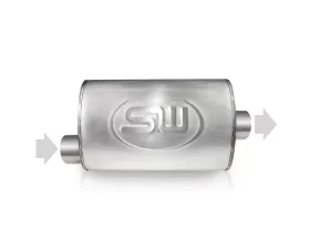 Stainless Works 2.25in ID OFFSET INLET/ 2.25in OD CENTER OUTLET 5inX9in