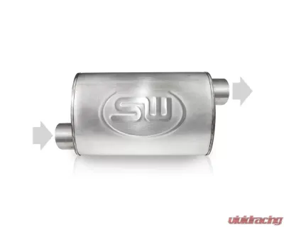 Stainless Works 2.25in ID OFFSET INLET/ 2.25in OD OFFSET OUTLET (ON OPPOSITE SIDES) 5inX9in - TM5C22O22OPS