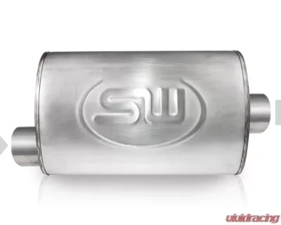 Stainless Works 2.5in ID OFFSET INLET/ 2.5in OD CENTER OUTLET 5inX9in - TM5S25O25C