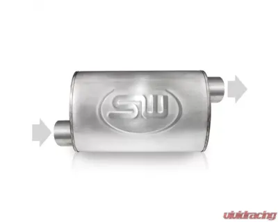 Stainless Works 2.5in ID OFFSET INLET/ 2.5in OD OFFSET OUTLET (ON OPPOSITE SIDES) 5inX9in - TM5S25O25OPS