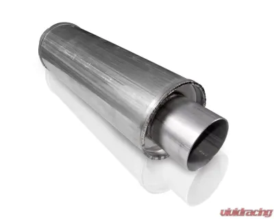 Stainless Works 2.5in VINTAGE ROUND MUFFLER - VR2525