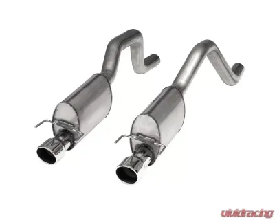 Stainless Works 2006-13 Corvette C6ZO6/ZR1 3in Axleback S-Tube Mufflers Dual 4in Rolled Edge Tips - ZO6CB