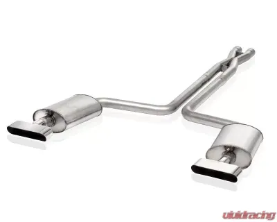 Stainless Works 2.5in S-Tube Exhaust with X-Pipe Chevrolet Corvette LT1|LT4 92-96 - C49296EXHLMF