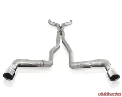 Stainless Works 3in Chambered Retro Exhaust with X-Pipe Chevrolet Camaro 2010-2015 - CA11CB