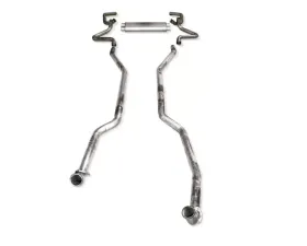 Stainless Works Transverse Exhaust for OEM Headers Chevrolet Camaro BB V8 67-68