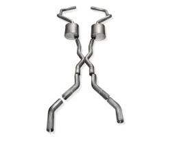 Stainless Works 2.5in Exhaust with X-Pipe for Non-OEM Headers Chevrolet Camaro 67-69