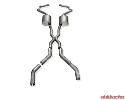 Stainless Works 2.5in Exhaust with X-Pipe for Non-OEM Headers Chevrolet Camaro 67-69 - CA676925CS