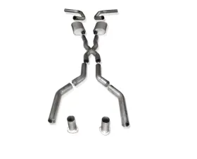 Stainless Works 3in Exhaust with X-Pipe for OEM Headers Chevrolet Camaro 67-69