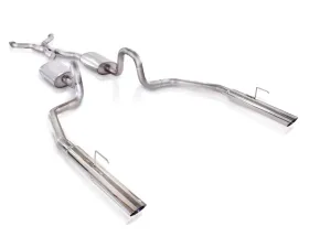 Stainless Works 2.5in Catback S-Tube Exhaust Slash Tips Ford Crown Victoria 4.6L 3V 03-04