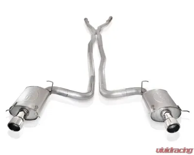 Stainless Works Exhaust with X-Pipe & Cats for SW Headers Cadillac CTS-V 04-07 - CTSVEHX