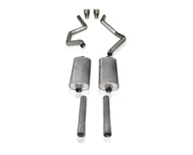 Stainless Works 2.5in True Dual Exhaust with X-Pipe for SW Headers Chevrolet | GMC 2007-2014
