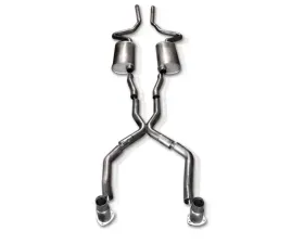Stainless Works 2.5in Exhaust with X-Pipe for Non-OEM Headers Chevrolet Chevelle V8 68-72