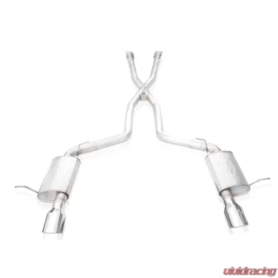 Stainless Works Redline Catback w/ Polished Tips Dodge Durango 6.4L 2018-2024 - DUR18CBR