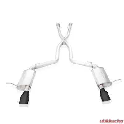 Stainless Works Redline Catback w/ Black Tips Dodge Durango 6.4L 2018-2024 - DUR18CBR-B