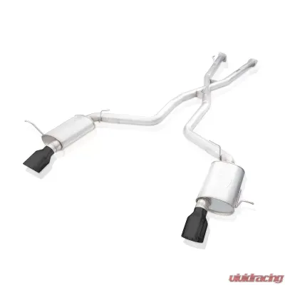 Stainless Works Redline Catback w/ Black Tips Dodge Durango 6.4L 2018-2024 - DUR18CBR-B