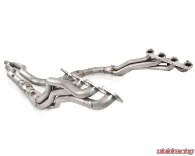 Stainless Works 1.875in Primary | 3in Collector Headers with Y-Pipe & Cats for OEM Exhaust Ford Raptor Supercrew 6.2L 11-14 - FTR11HCATYSC