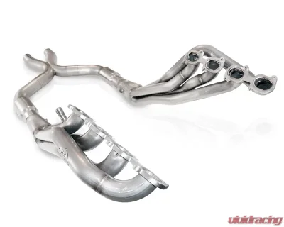 Stainless Works 1.875in Primary | 3in Collector Headers with X-Pipe & Cats for SW Exhaust Ford Mustang Shelby GT500 07-14 - GT145HCAT