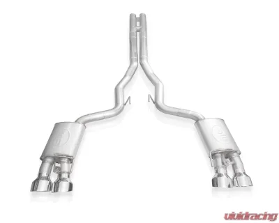 Stainless Works Legend Catback H-Pipe Exhaust Factory Connect Polished Tips Ford Mustang Shelby GT500 2020-2022 - GT500CBHFCL