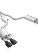 Stainless Works Legend Catback H-Pipe Exhaust Factory Connect Black Tips Ford Mustang Shelby GT500 2020-2022                                     - GT500CBHFCLB - Image 7