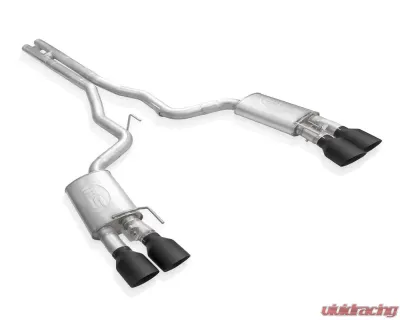 Stainless Works Legend Catback H-Pipe Exhaust Factory Connect Black Tips Ford Mustang Shelby GT500 2020-2022 - GT500CBHFCLB