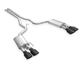Stainless Works Redline Catback H-Pipe Exhaust Factory Connect Black Tips Ford Mustang Shelby GT500 2020-2022
