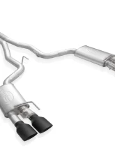 Stainless Works Redline Catback H-Pipe Exhaust Factory Connect Black Tips Ford Mustang Shelby GT500 2020-2022                                     - GT500CBHFCRB - Image 7