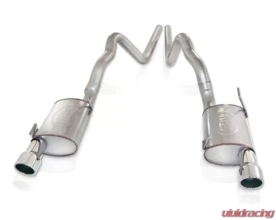 Stainless Works 3in Catback S-Tube Exhaust for OEM Headers Ford Mustang Shelby GT500 5.4L 07-10 - M08GTL