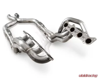 Stainless Works 1.875in Primary | 3in Collector Headers with X-Pipe & Cats for OEM Exhaust Ford Mustang GT 5.0L 11-14 - M11HDRCATX