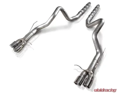 Stainless Works 3in Dual Catback Retro Exhaust w/Resonator Ford Mustang Shelby GT500 5.8L 13-14 - M13GT