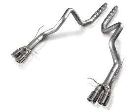 Stainless Works 3in Dual Catback Retro Exhaust without Resonator for SW Headers Ford Mustang Shelby GT500 5.8L 13-14