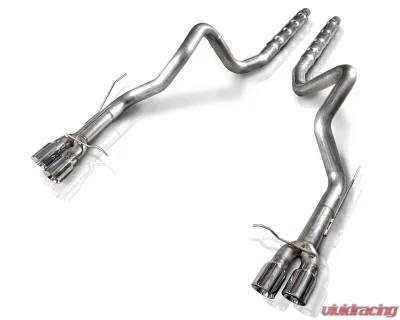 Stainless Works 3in Dual Catback Retro Exhaust without Resonator for SW Headers Ford Mustang Shelby GT500 5.8L 13-14 - M14GTL