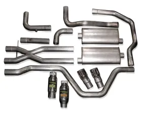 Stainless Works 2.5in True Dual Exhaust with High Flow Cats for SW Headers Chevrolet SSR 03-06