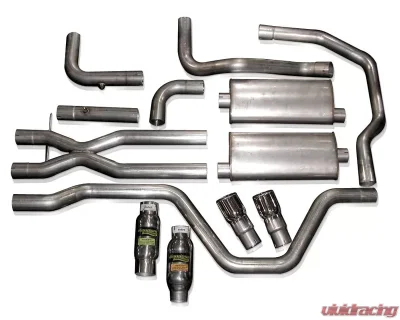 Stainless Works 2.5in True Dual Exhaust with High Flow Cats for SW Headers Chevrolet SSR 03-06 - SSRTD