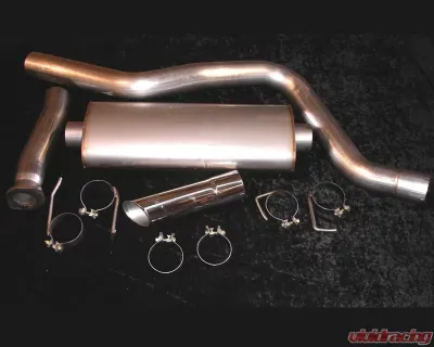 Stainless Works 3.5in Catback Exhaust w/Straight Through Muffler Chevrolet Trailblazer SS 6.0L 06-09 - TBCB-LMF