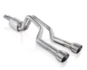 Stainless Works 2.5in Center Exit Chambered Exhaust with Y-Pipe Adapter Chevrolet Trailblazer SS 6.0L 06-09